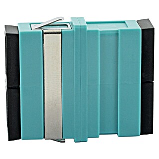 Schwaiger Glasfaser-Netzwerkkabel Verbinder LC Adapter o. Flagge (2-fach, Blau/Schwarz)