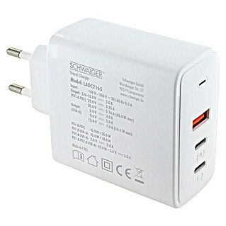 Schwaiger USB-Ladeadapter (USB A-Stecker, USB C-Stecker)