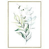 Lienzo Hojas acuarelas (Hojas acuarela, An x Al: 50 x 70 cm) | BAUHAUS