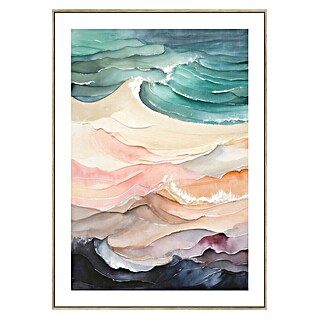 Lienzo Playa abstracta (Playa abstracta, An x Al: 50 x 70 cm)