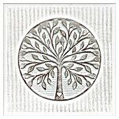 Cuadro con relieve Árbol Vida redondo (Árbol Vida, An x Al: 40 x 40 cm) | BAUHAUS