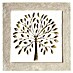 Cuadro con relieve Árbol Vida cuadrado 