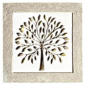 Cuadro con relieve Árbol Vida cuadrado (Árbol Vida, An x Al: 40 x 40 cm) | BAUHAUS