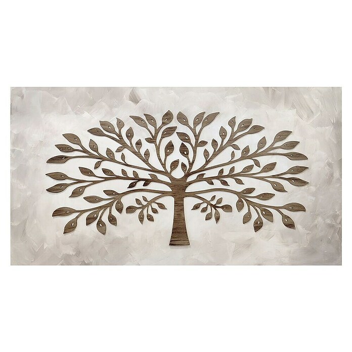 Cuadro de madera láser Árbol (Árbol en negativo, An x Al: 110 x 60 cm) | BAUHAUS