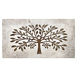 Cuadro de madera láser Árbol (Árbol en negativo, An x Al: 110 x 60 cm)