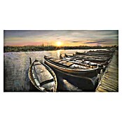 Cuadro pintado a mano Barcas La Albufera (Barcas La Albufera, An x Al: 110 x 60 cm) | BAUHAUS