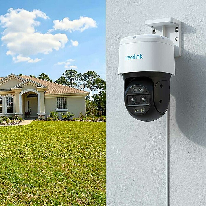 Reolink Cámara de vigilancia Trackmix W760 (3.840 x 2.160 píxeles, IP65, Para exterior) | BAUHAUS