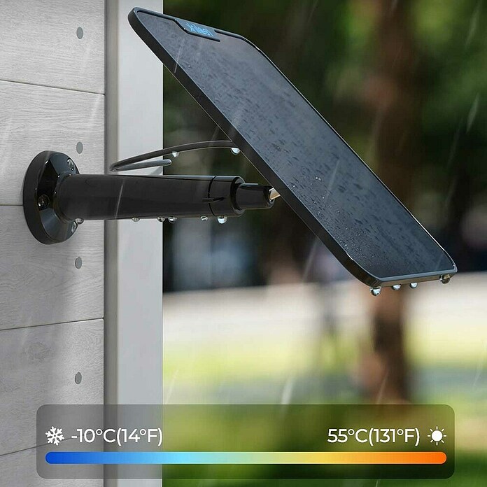 Reolink Set Akku-Überwachungskamera ARGUS SERIES B430 mit Solarpanel (Erfassungsreichweite: 10 m) | BAUHAUS