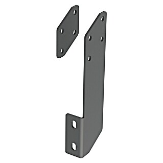 SM Dachsparrenadapter (400 x 65 x 115 mm, Anthrazitgrau, Passend für: SM Gelenkarm-, Hülsen- & Vollkassettenmarkisen)