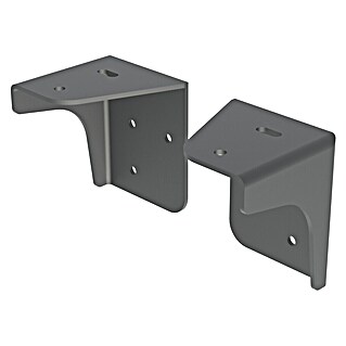 SM Deckenadapter (195 x 160 x 155 mm, Anthrazitgrau, Passend für: SM Vollkassettenmarkisen)