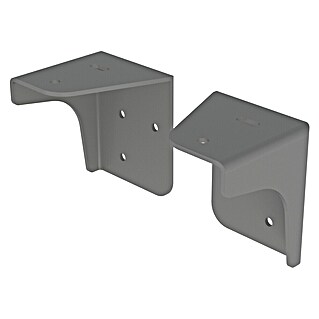 SM Deckenadapter (195 x 160 x 155 mm, Weißaluminium, Passend für: SM Vollkassettenmarkisen)