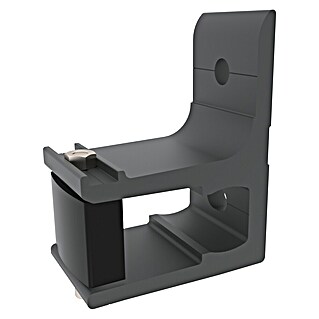 SM Wandhalter (130 x 115 x 60 mm, Anthrazitgrau, Passend für: SM Gelenkarm- & Hülsenmarkisen)