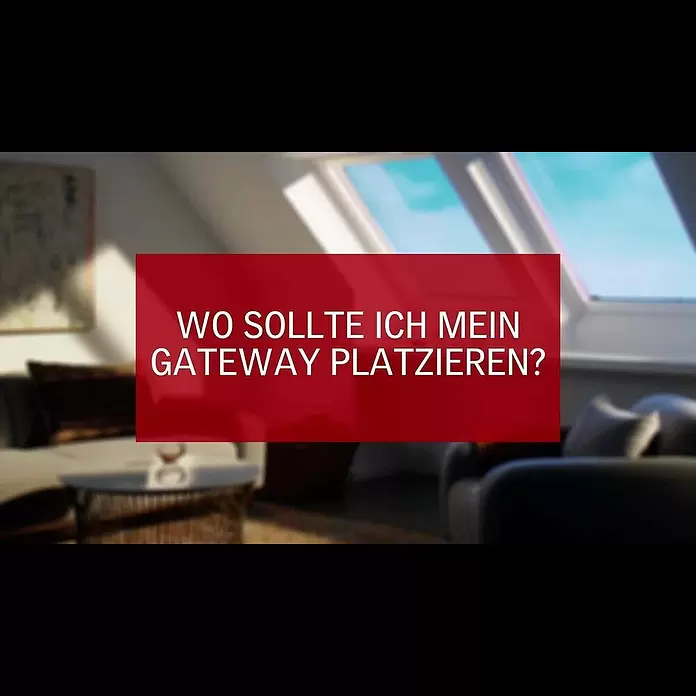 Velux Active Starter-Set with NETATMO KIX 300 - Passend für: VELUX Solar- & Elektro-Produkte ab 2007 & Manuelle Schwingfenster ab Mai 2000 (erfordert ein Solar-Nachrüst-Set für manuelle VELUX Dachfenster: KSX 100K WW / KSX 100 WW) - VELUX ACTIVE Support - Wo sollte ich mein Gateway platzieren?