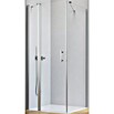 Camargue Level 5 Eckdusche mit Fronteinstieg (L x B x H: 100 x 100 x 200 cm, Unbeschichtet, Silber, Glasstärke: 5 mm, DIN Anschlag: Links) | BAUHAUS
