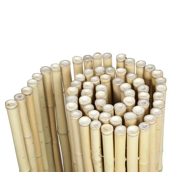 Gardol Sichtschutzmatte - 3 x 1,8 m, Bambus, Natur - Bambusrollzaun: Flexibler, natürlicher Sichtschutz für Garten und Balkon. Robust und einfach zu montieren, für eine individuelle Gestaltung.