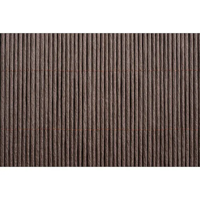 Gardol Sichtschutz - 3 x 0,9 m, Dunkelbraun - Braune Bambusmatte mit horizontalen Bindfäden für dekorative Zwecke oder als Tischset. Natürliches Material.