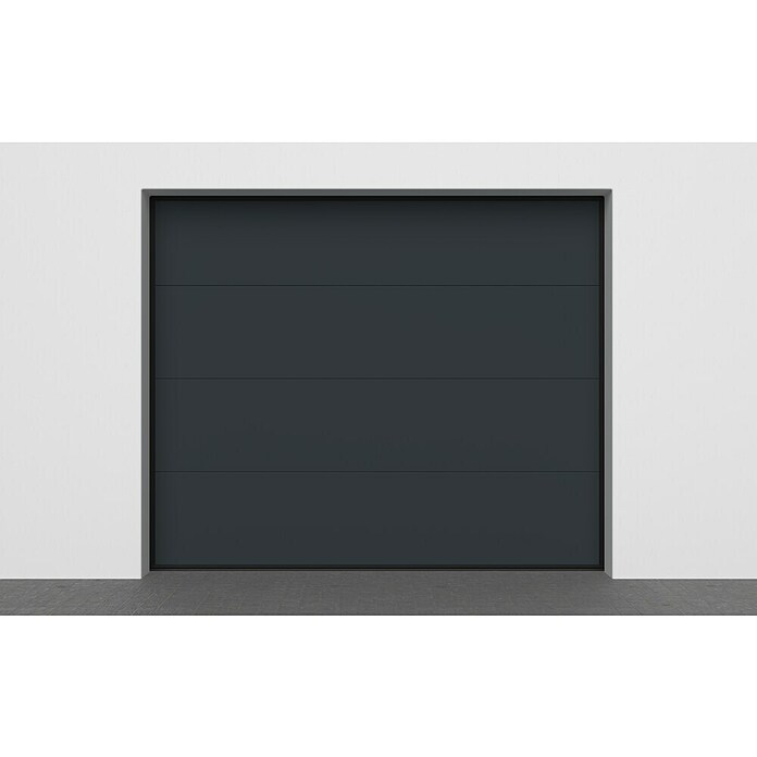 Solid Elements Puerta de garaje con motor Standard Pro (250 x 212,5 cm, Antracita) | BAUHAUS