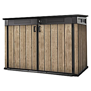 Keter Multifunkcionalna kutija Ashwood (D x Š x V: 109,3 x 190,5 x 132,5 cm, Plastika, Smeđa)