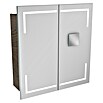 Lanzet K5 Badmöbel-Set K57E2R (67,9 cm, Eiche Maron) | BAUHAUS