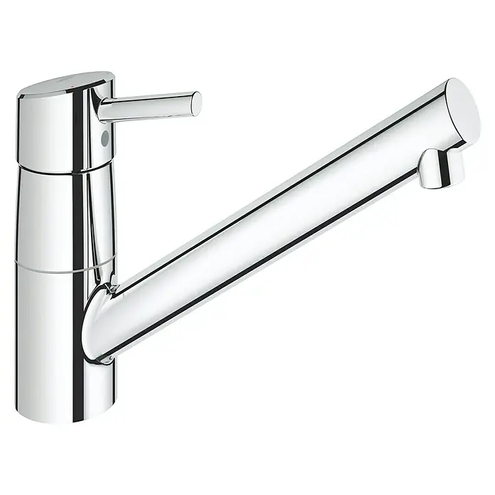 Grohe Concetto Spültischarmatur - Chrom, Glänzend, Schwenkbar - Glänzende Chromarmatur mit minimalistischem Design. Ideal für moderne Bäder und Küchen, bietet stilvolle Funktionalität.