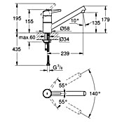 Grohe Concetto Spültischarmatur