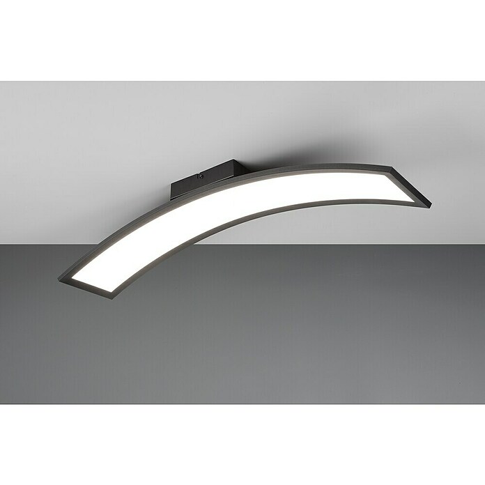 Reality Leuchten LED-Deckenleuchte Score (23 W, L x B x H: 15 x 75 x 13,5 cm, Schwarz, Warmweiß) | BAUHAUS