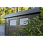Telluria Caseta metálica Classico 3030 (Medidas ext. (An x Pr): 318 x 318 cm, Acero, Antracita, Sin set) | BAUHAUS