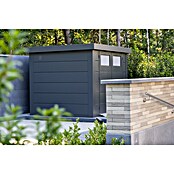 Telluria Caseta metálica Classico 3030 (Medidas ext. (An x Pr): 318 x 318 cm, Acero, Antracita, Sin set) | BAUHAUS