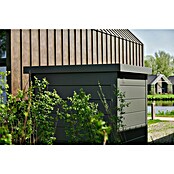 Telluria Metallgerätehaus Classico 2424 (Außenmaß inkl. Dachüberstand (B x T): 258 x 258 cm, Stahl, Anthrazit, Ohne Set) | BAUHAUS