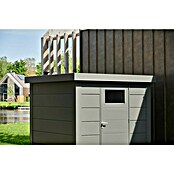 Telluria Metallgerätehaus Classico 2424 (Außenmaß inkl. Dachüberstand (B x T): 258 x 258 cm, Stahl, Anthrazit, Ohne Set) | BAUHAUS