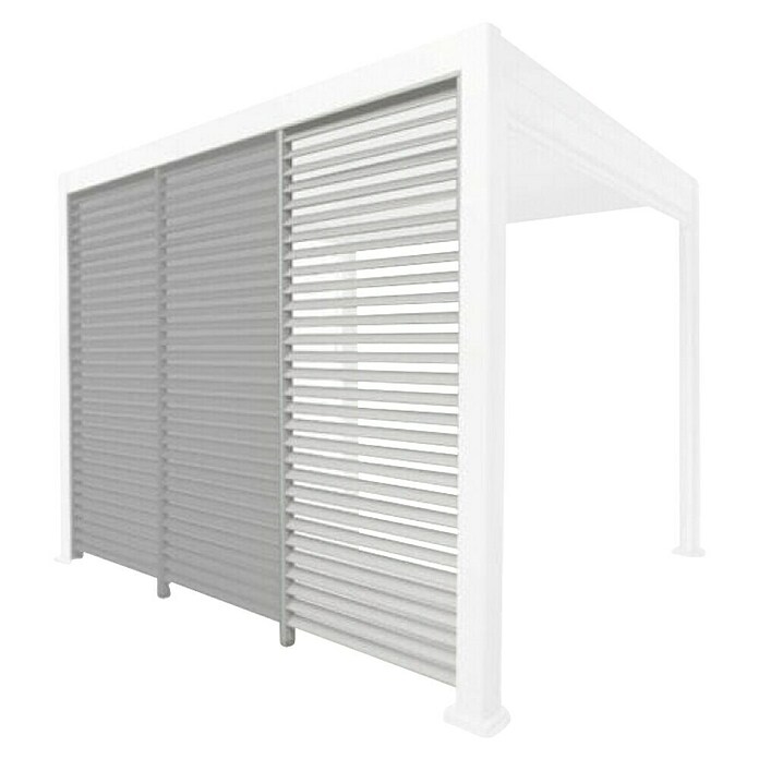 Sunfun Bočna stena za paviljon Lucca/Toluca  (Š x V: 123,5 x 243,5 cm, Bela) | 8298 - Gartenzelte/Pavillons | ICFA - Sonnenschutz | ICF - Sonnenschutz | IC - Freizeit im Garten | I - Stadtgarten | BAUHAUS