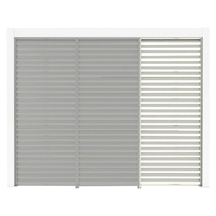 Sunfun Bočna stena za paviljon Lucca/Toluca  (Š x V: 123,5 x 243,5 cm, Bela) | 8298 - Gartenzelte/Pavillons | ICFA - Sonnenschutz | ICF - Sonnenschutz | IC - Freizeit im Garten | I - Stadtgarten | BAUHAUS
