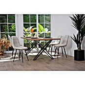 Tischbein CITYLINE Venedig (780 x 140 x 720 mm, Schwarz) | BAUHAUS