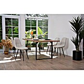 Tischbein CITYLINE Usedom (700 x 100 x 720 mm, Schwarz) | BAUHAUS