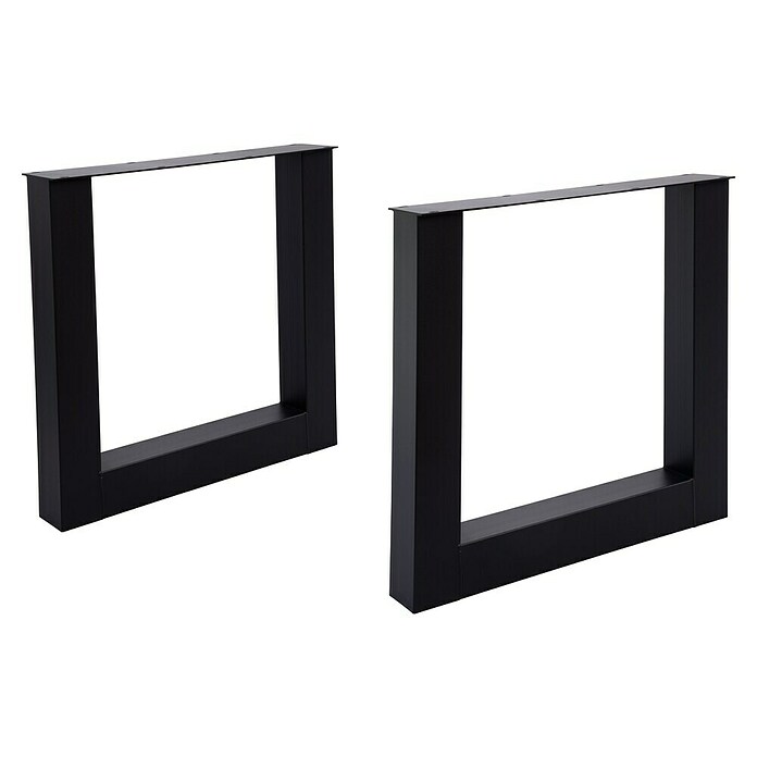 Tischbein CITYLINE Valencia (780 x 140 x 720 mm, Schwarz) | BAUHAUS