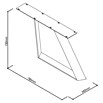 Tischbein CITYLINE Wien (780 x 340 x 720 mm, Schwarz) | BAUHAUS