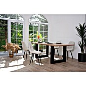 Tischbein CITYLINE Valencia (780 x 140 x 720 mm, Schwarz) | BAUHAUS