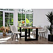 Tischbein CITYLINE Valencia (780 x 140 x 720 mm, Schwarz) | BAUHAUS