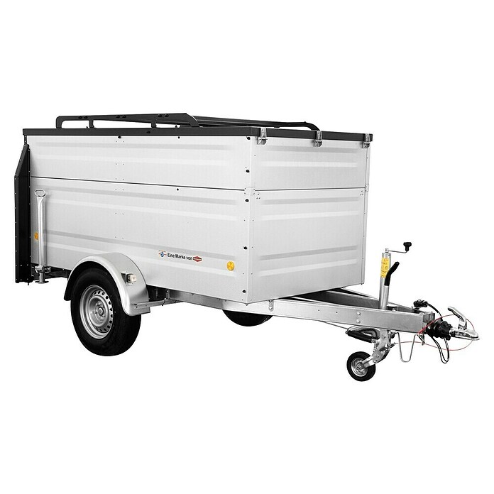 Anhänger KT-EB3 Plus (Nutzlast: 851 kg, Einachser, Kasteninnenmaß: (L x B x H): 2435 x 1235 x 1065 mm, Ungebremst) | BAUHAUS