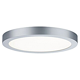 Paulmann Panel LED redondo Abia (24 W, Cromado mate, Blanco cálido)