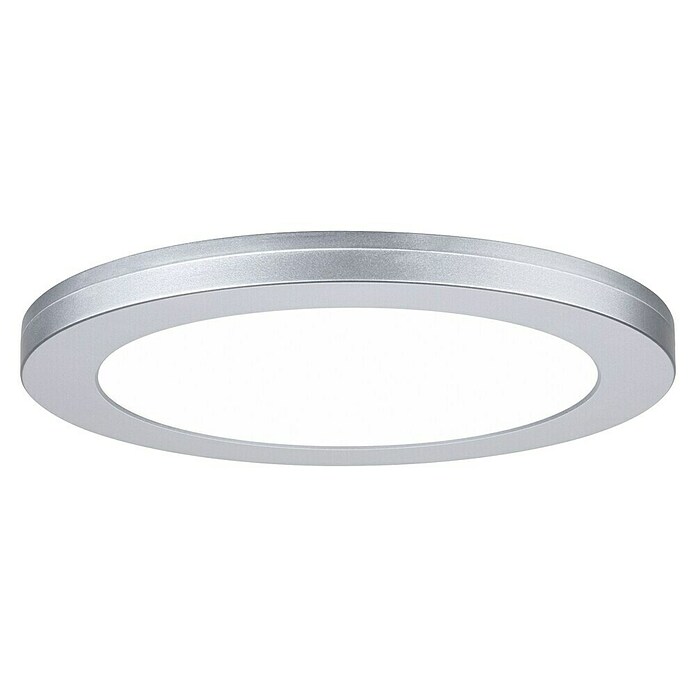 Paulmann LED-Einbauleuchte rund (19 W, Ø x H: 22,5 x 1,9 cm, Neutralweiß, Chrom) | BAUHAUS