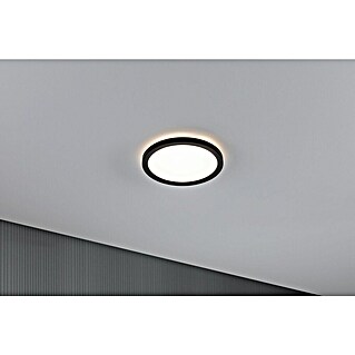 Paulmann LED-Panel Atria Shine (Durchmesser: 19 cm, 12,5 W, Schwarz, Warmweiß)