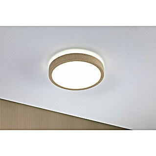 Paulmann LED-Panel rund Cosara (15 W, Ø x H: 30 x 6,2 cm, Beige, Neutralweiß)