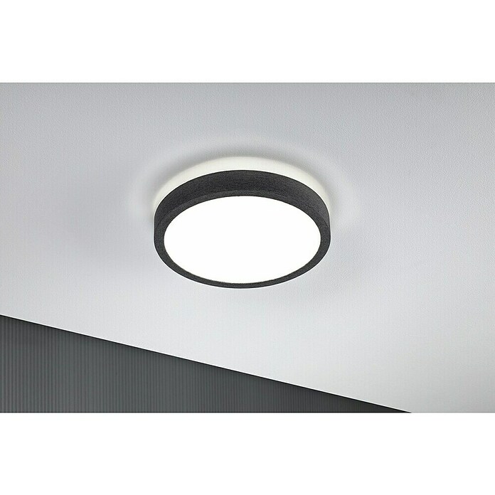 Paulmann LED-Panel rund Cosara (15 W, Ø x H: 30 x 6,2 cm, Dungelgrau, Neutralweiß) | BAUHAUS