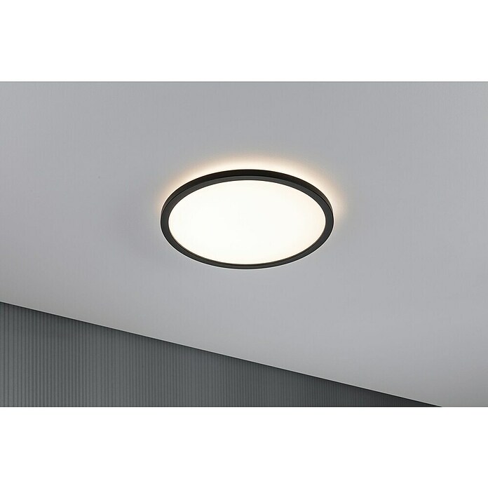 Paulmann LED-Panel Atria Shine (Durchmesser: 29,3 cm, 19 W, Schwarz, Warmweiß) | BAUHAUS