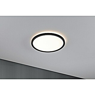 Paulmann LED-Panel Atria Shine (Durchmesser: 29,3 cm, 19 W, Schwarz, Warmweiß)