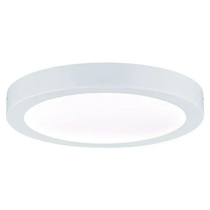 Paulmann LED-Panel rund Abia - 24 W, Weiß, Neutralweiß - Nahaufnahme einer modernen, runden LED-Deckenleuchte in Weiß, ideal für stilvolle Innenräume und energiesparende Beleuchtung.
