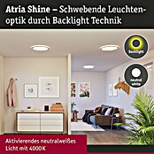 Paulmann LED-Panel Atria Shine IP44 (Durchmesser: 19 cm, 12,5 W, Holz, Neutralweiß) | BAUHAUS