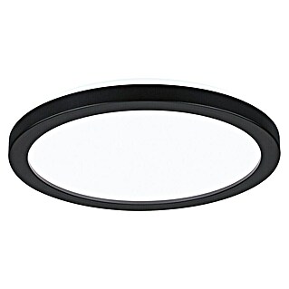 Paulmann Panel LED redondo Atria Shine (Diámetro: 19 cm, 12,5 W, Negro, Blanco neutro)