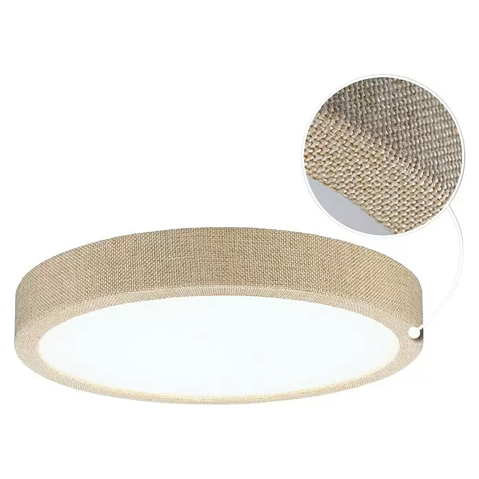 Paulmann LED-Panel rund Cosara15 W, Ø x H: 30 x 6,2 cm, Beige, Neutralweiß